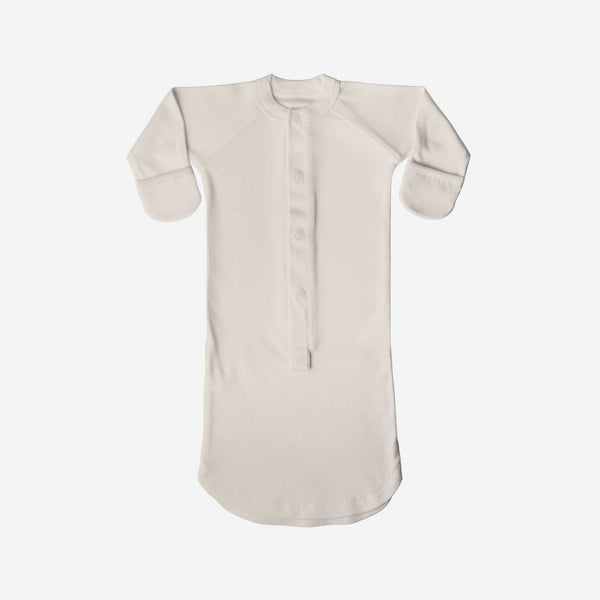 goumikids - 24 Hour Convertible Sleeper Baby Gown - Birch
