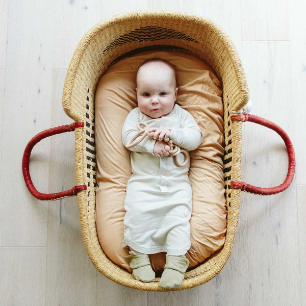 goumikids - 24 Hour Convertible Sleeper Baby Gown - Birch