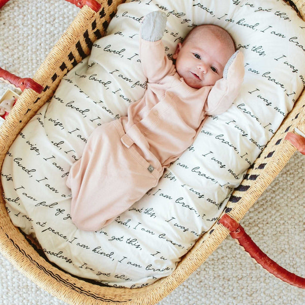 goumikids - 24 Hour Convertible Sleeper Baby Gown - Rose