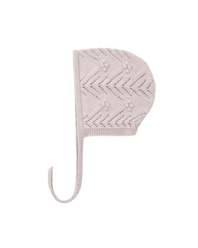 Quincy Mae Knit Bonnet in Lilac Mist