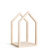 Babai - Large Wooden Dollhouse with Magnets - Pink