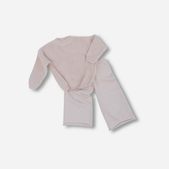 Bloom Handmade Co - Cozy Cotton Knit Set - Blush