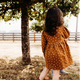 City Mouse Studio - Cozy Cotton Fleece Dress - Deer Dot
