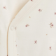 Indy Kimono Organic Newborn Gown - Vida Floral / Ivory + Wisteria