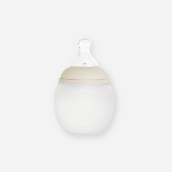 Elhée 8 oz Clean Silicone Baby Bottle - Sand