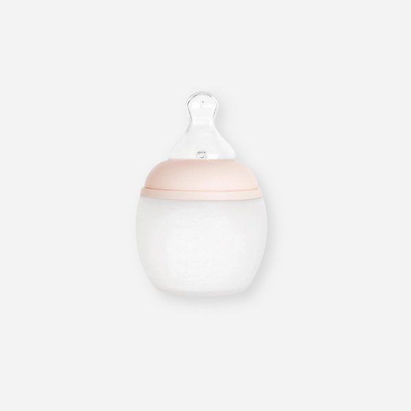 Elhée Anti-Colic 5 oz Clean Silicone Baby Bottle - Nude