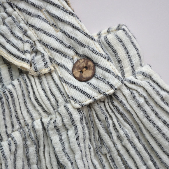 Eli & Nev - Charlotte Pinafore Dress - Grey Stripe