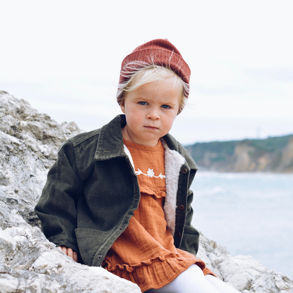 Eli & Nev - Elonore Baby & Toddler Embroidered Dress - Rust