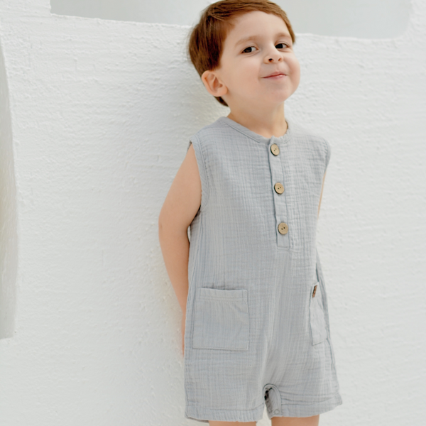 Eli & Nev - Oscar Jumpsuit - Stone Blue