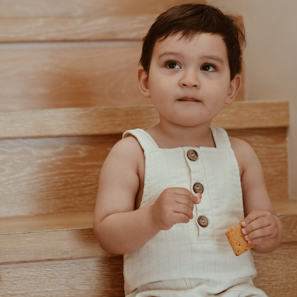 Eli & Nev - Summertime Overalls - Cream
