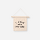 Imani Collective - Natural Canvas Hanging Sign - I Love Who You Are