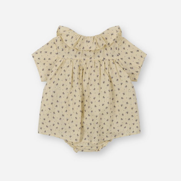 Bitsy Romper - Point Bleu