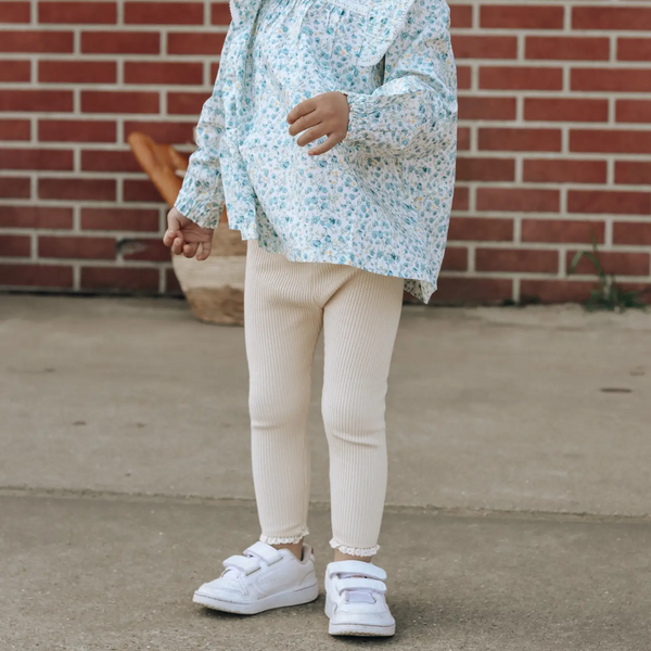 La Olivia Kids - Kyle Ribbed Cotton Leggings