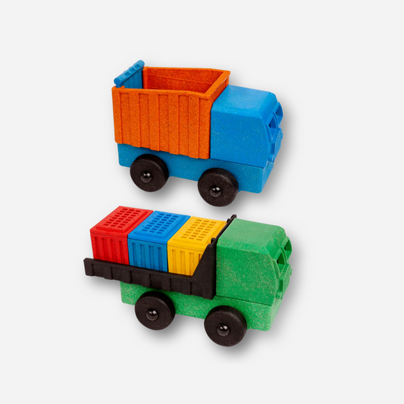 Luke's Toy Factory - Cargo and Dump Truck 2-Pack