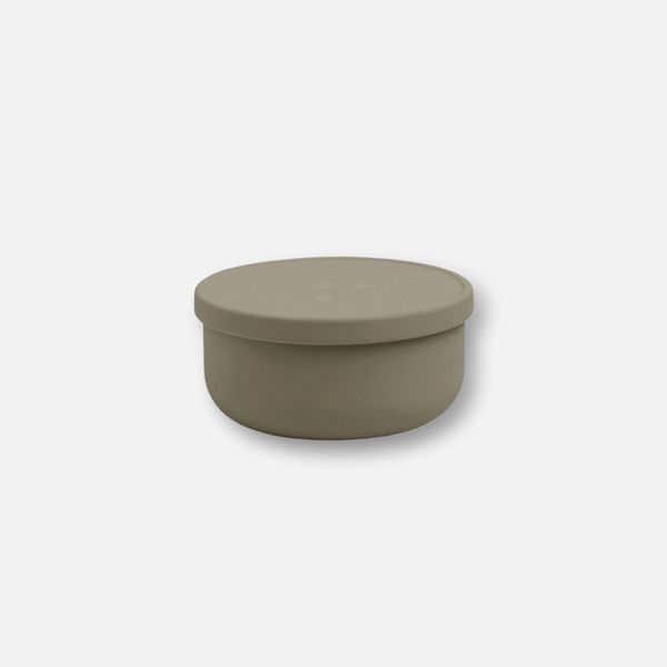 Maison Rue - Stevie Silicone Bowl with Lid - Olive