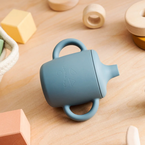 Ozzie Silicone Sippy Cup - Slate