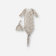 Makemake Organics - Organic Cotton Kimono Knotted Newborn Gown - Meadow