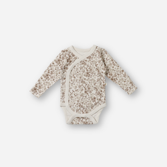 Makemake Organics - Organic Cotton Kimono Onesie - Meadow