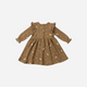 Makemake Organics - Organic Cotton Ruffle Dress - Moonlight