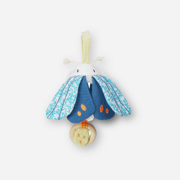 Manhattan Toy - Folklore Luna Moth Soft Baby Travel Toy