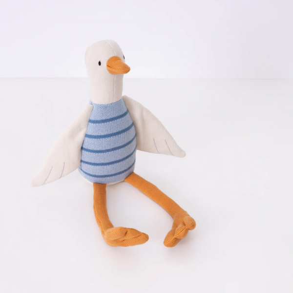 Meri Meri - Percy the Duck Small Knitted Stuffed Animal Toy