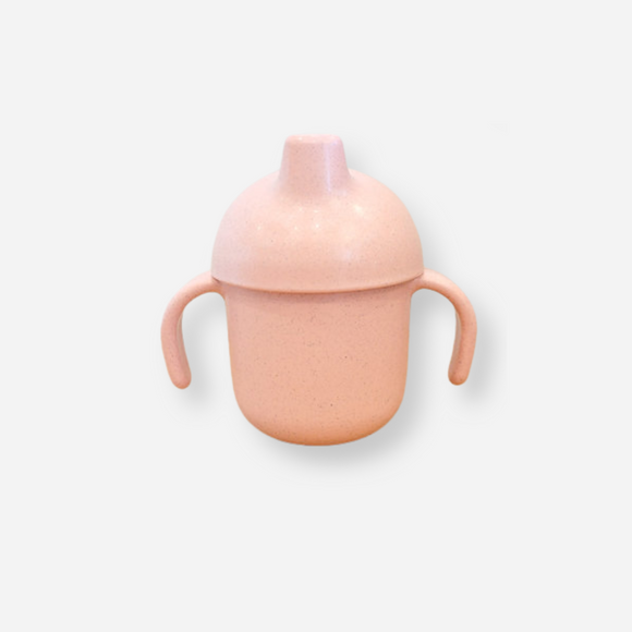 Minito & Co. - Wheat Straw Sippy Cups - Pink