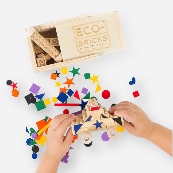 Once Kids - Eco-bricks™ Bamboo 24pcs + Felt