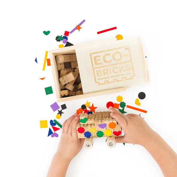 Once Kids - Eco-bricks™ Bamboo 45pcs + Felt