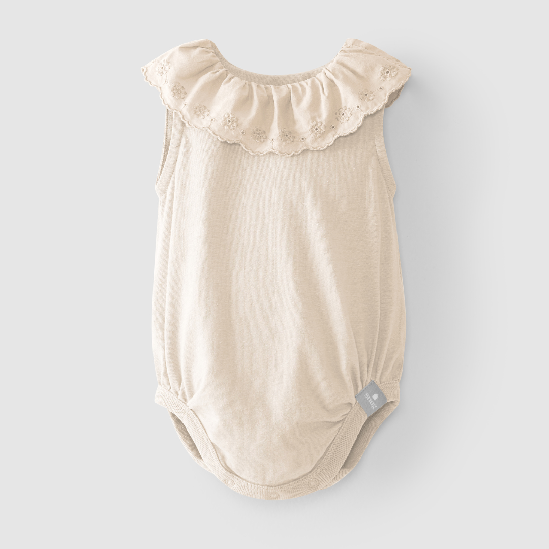 Baby Angel Wings - Gold' Organic Short-Sleeved Baby Bodysuit