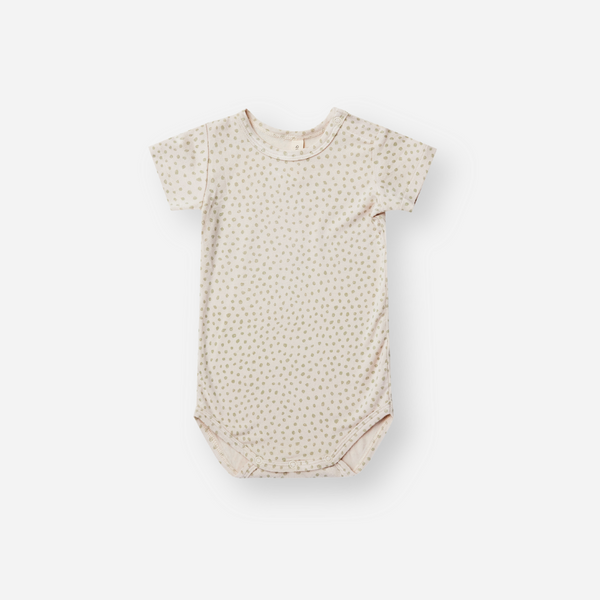 Quincy Mae - Bamboo Short Sleeve Bodysuit - Speckles