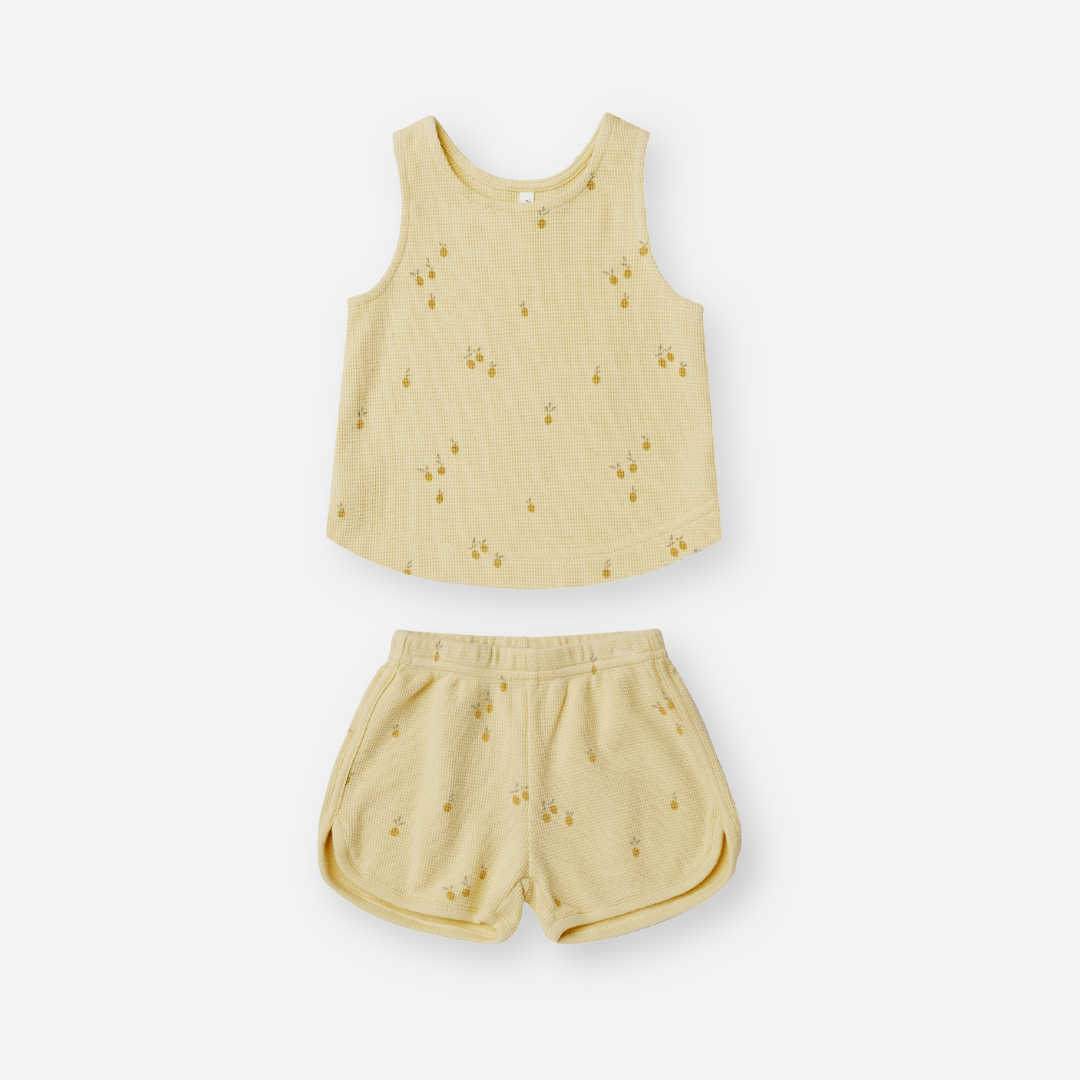 Rylee & Cru Junior Girls Underwear Set - Yellow Turtle