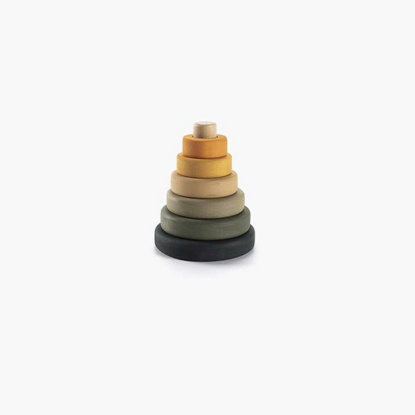 SABO Concept Mini Wooden Stacking Ring Toy - Jungle
