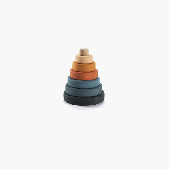 SABO Concept Mini Wooden Stacking Ring Toy - Tropics