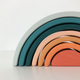 SABO Concept Wooden Rainbow Mini Stacking Toy - Lagoon