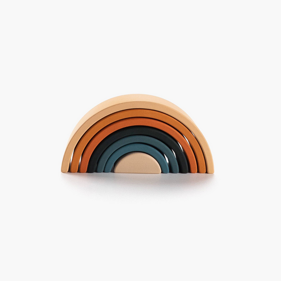 SABO Concept Wooden Rainbow Mini Stacking Toy - Tropics