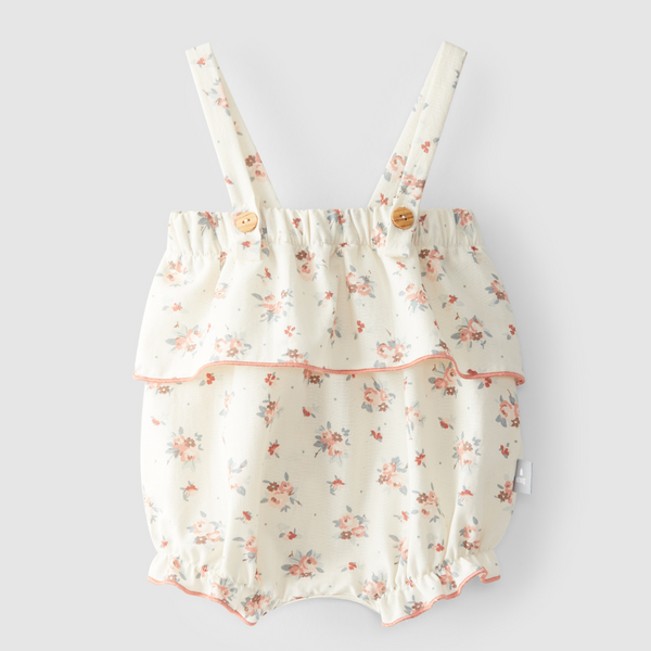 Snug - Organic Floral Bubble Romper