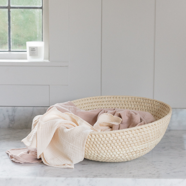 SoftSpot Baby Organic Cotton Soft Swaddle Rose