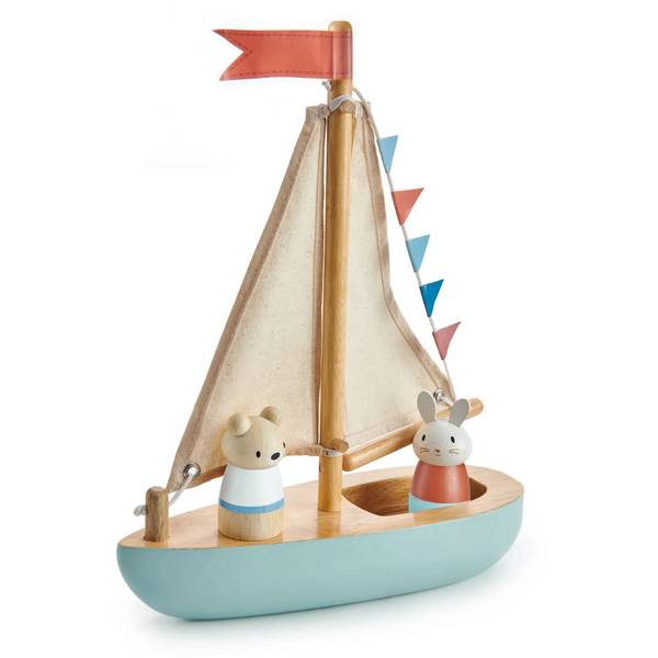 Tender Leaf Toys - Sailaway Wooden Toy Sail Boat