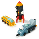 Tender Leaf Toys - Space Race Wooden Rocket Set
