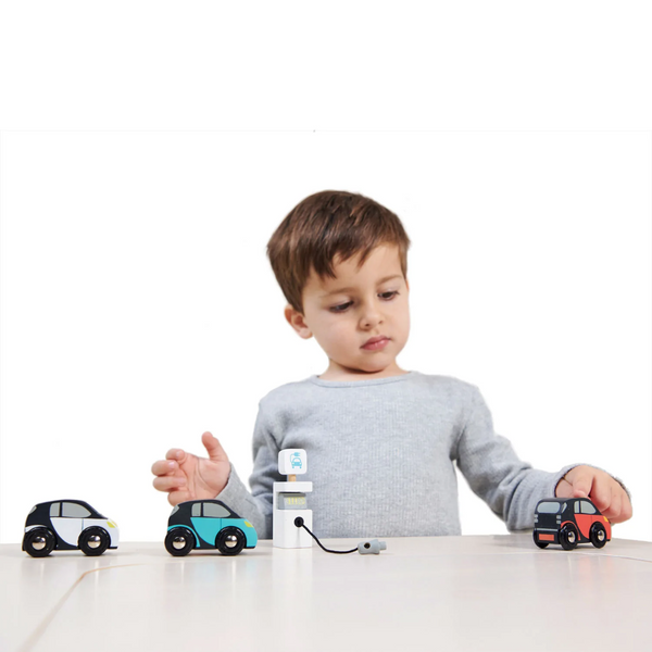 Tender Leaf Toys - Wooden Smart Car Set