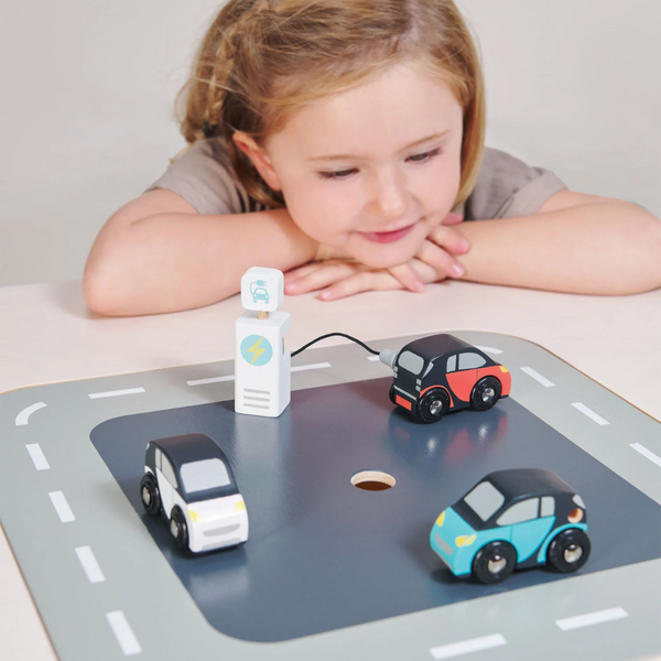 Tender Leaf Toys - Wooden Smart Car Set
