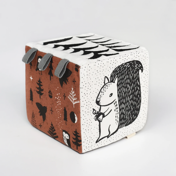 Wee Gallery - High Contrast Soft Block Toy - Woodland