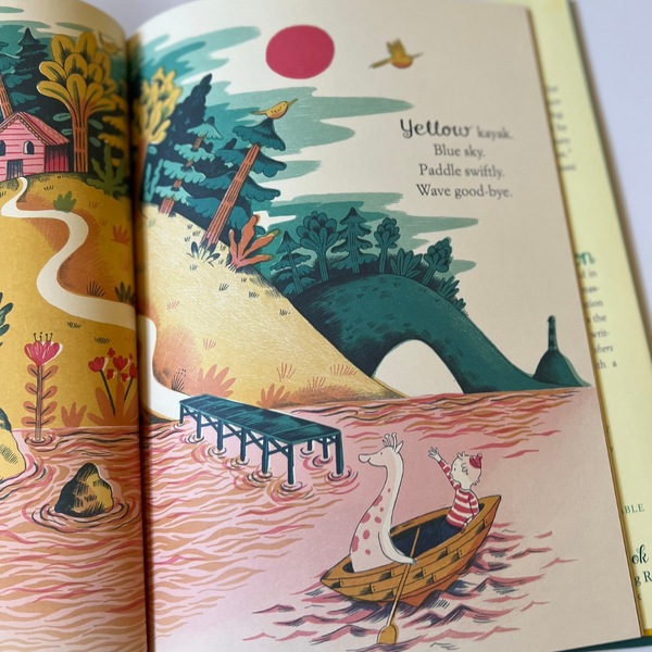Yellow Kayak by Nina Laden, Illustrated by Melissa Castrillon - Hardcover Book
