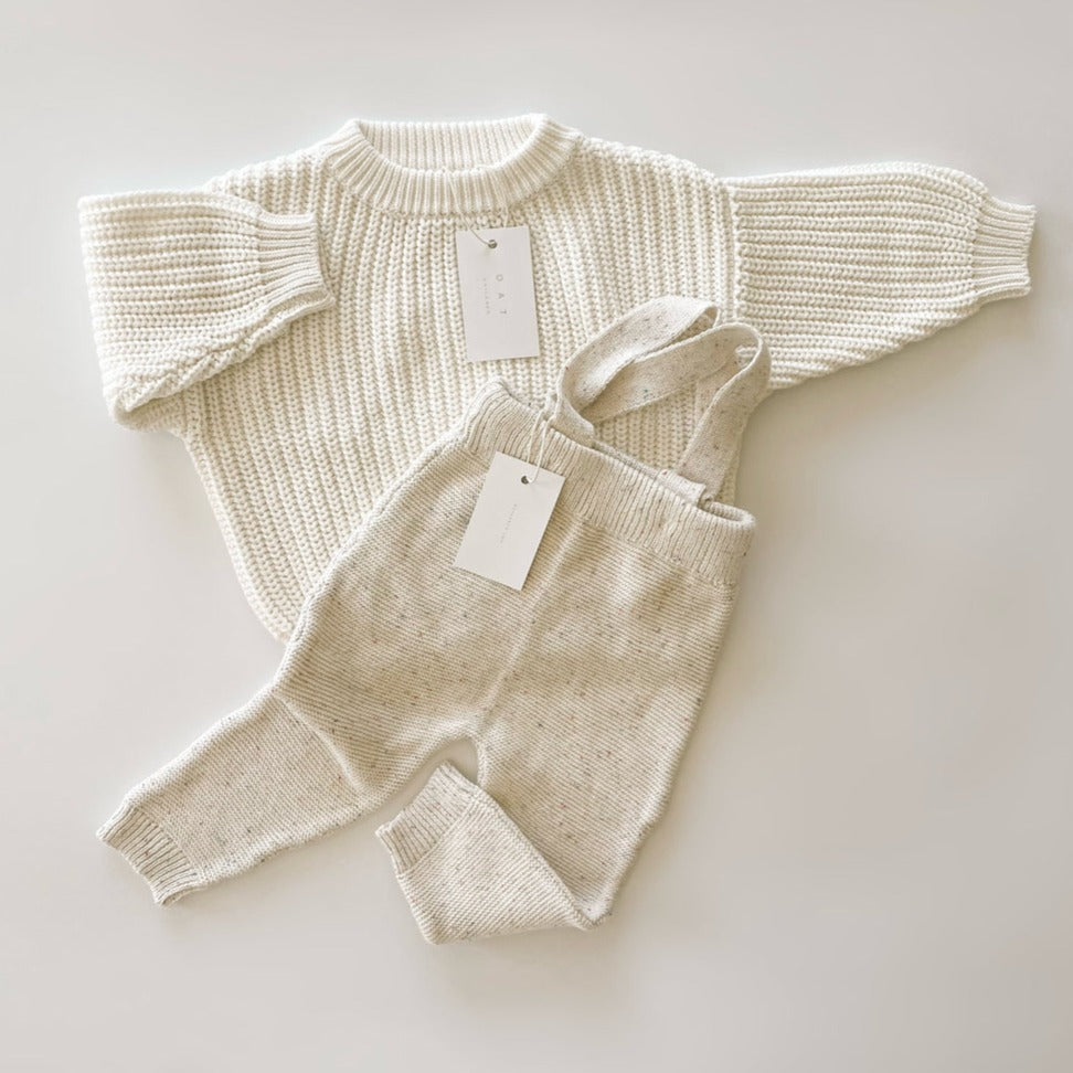 OAT Children - Knit Suspenders - Sprinkle – Dearly