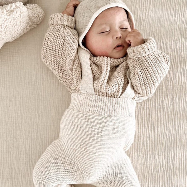OAT Children - Knit Suspenders - Sprinkle